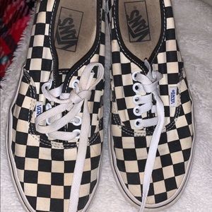 Womens checkered vans